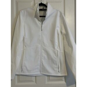 Under Armour Women Cold Gear Infrared Shield Softshell Jacket White XL Full Zip